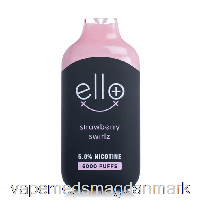Vape Uden Nikotin Blvk Ello Plus 6000 Engangs Jordbær Swirlz